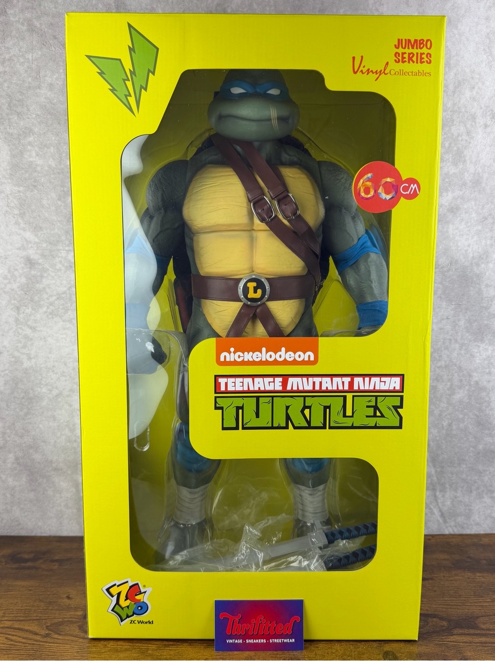 ZC World Jumbo Series 60cm TMNT Leonardo Vinyl Figure ZCWO Mutant Ninja Turtles